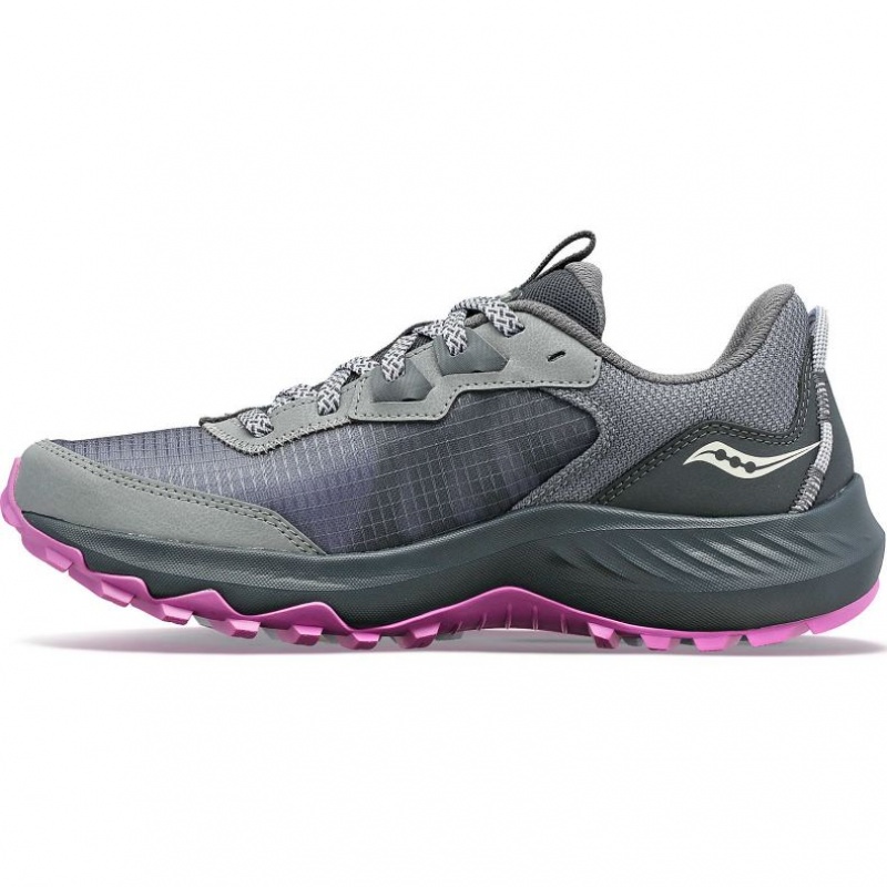 Saucony Aura TR Women's Trail Running Shoes Grey | CANADA ZXFDLGN