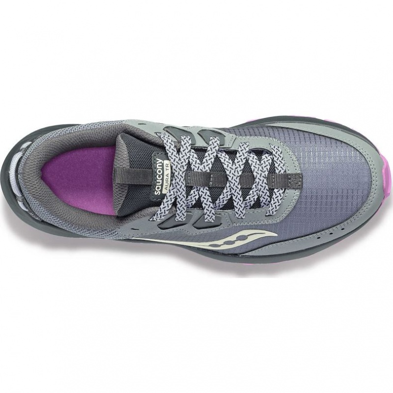 Saucony Aura TR Women's Trail Running Shoes Grey | CANADA ZXFDLGN