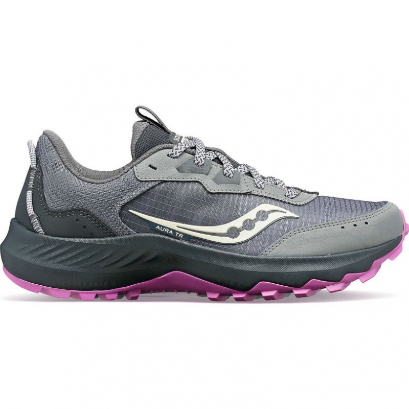 Saucony Aura TR Women\'s Trail Running Shoes Grey | CANADA ZXFDLGN