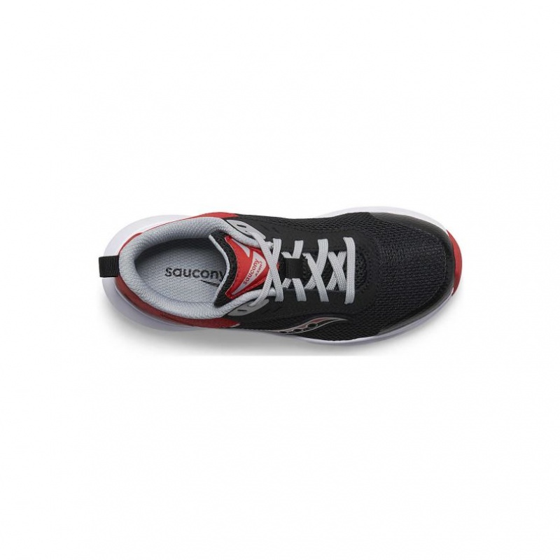 Saucony Axon 3 Big Kids' Sneakers Black / Red | CANADA UCGEQJY