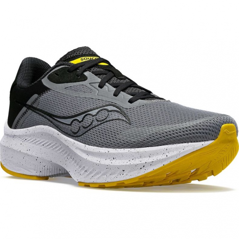 Saucony Axon 3 Men's Running Shoes Grey | CANADA XVBDSPF