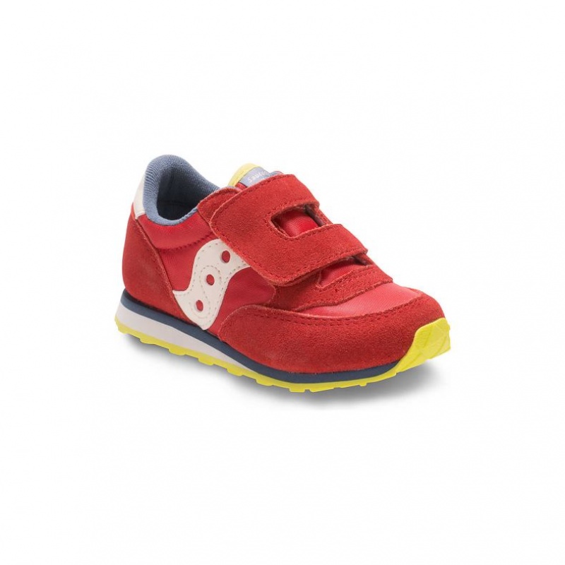 Saucony Baby Jazz Hook & Loop Little Kids' Sneakers Red | CANADA RPSCNFT