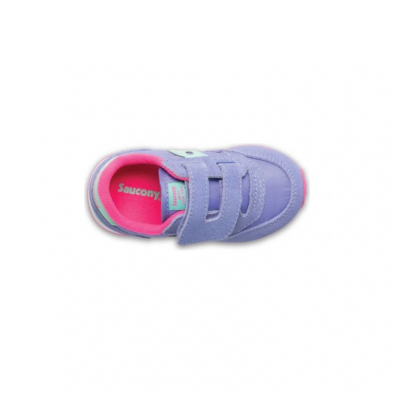 Saucony Baby Jazz Hook & Loop Little Kids' Sneakers Purple | CANADA RUAMCGK