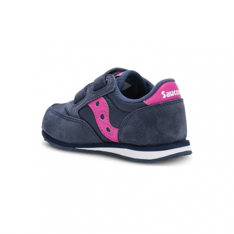 Saucony Baby Jazz Hook & Loop Little Kids' Sneakers Navy | CANADA MSHKPUA