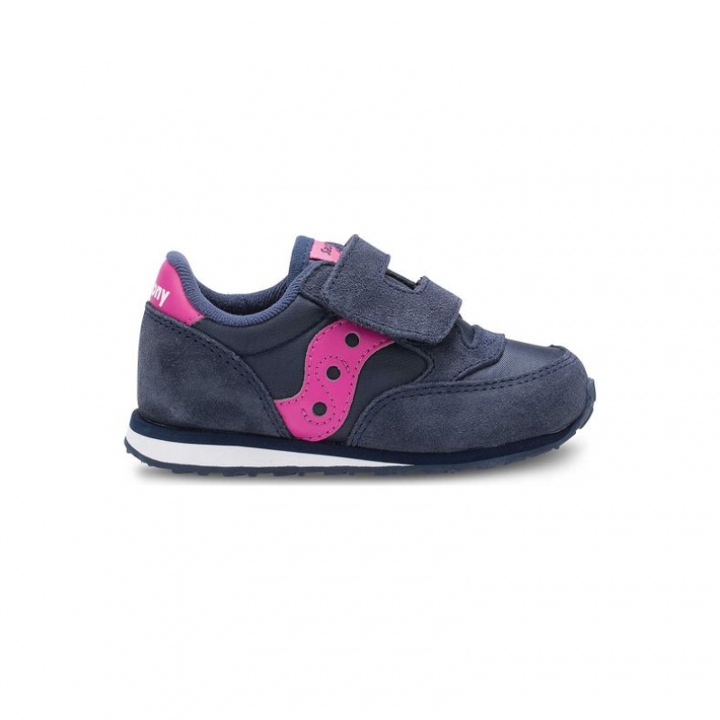 Saucony Baby Jazz Hook & Loop Little Kids\' Sneakers Navy | CANADA MSHKPUA