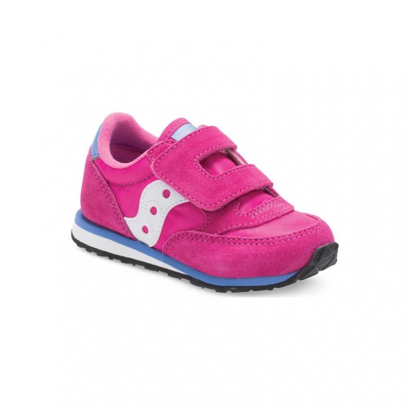 Saucony Baby Jazz Hook & Loop Little Kids' Sneakers Pink | CANADA NSHOGCE