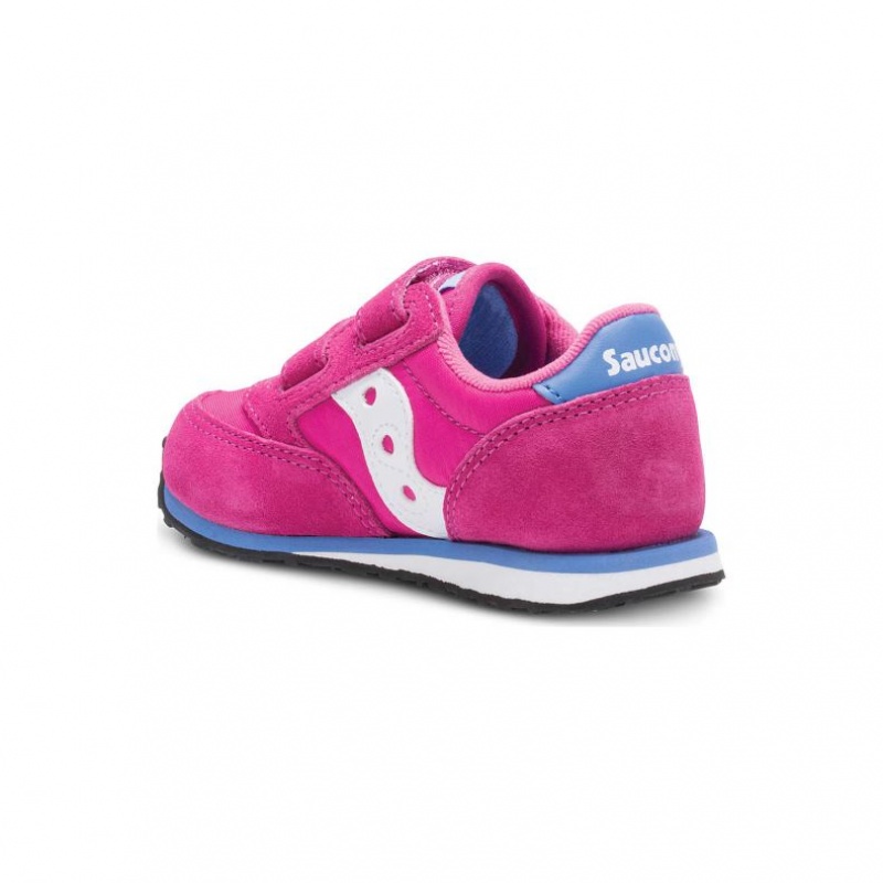 Saucony Baby Jazz Hook & Loop Little Kids' Sneakers Pink | CANADA NSHOGCE