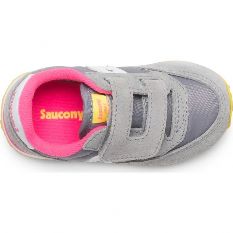 Saucony Baby Jazz Hook & Loop Little Kids' Sneakers Grey | CANADA MJWNPOY