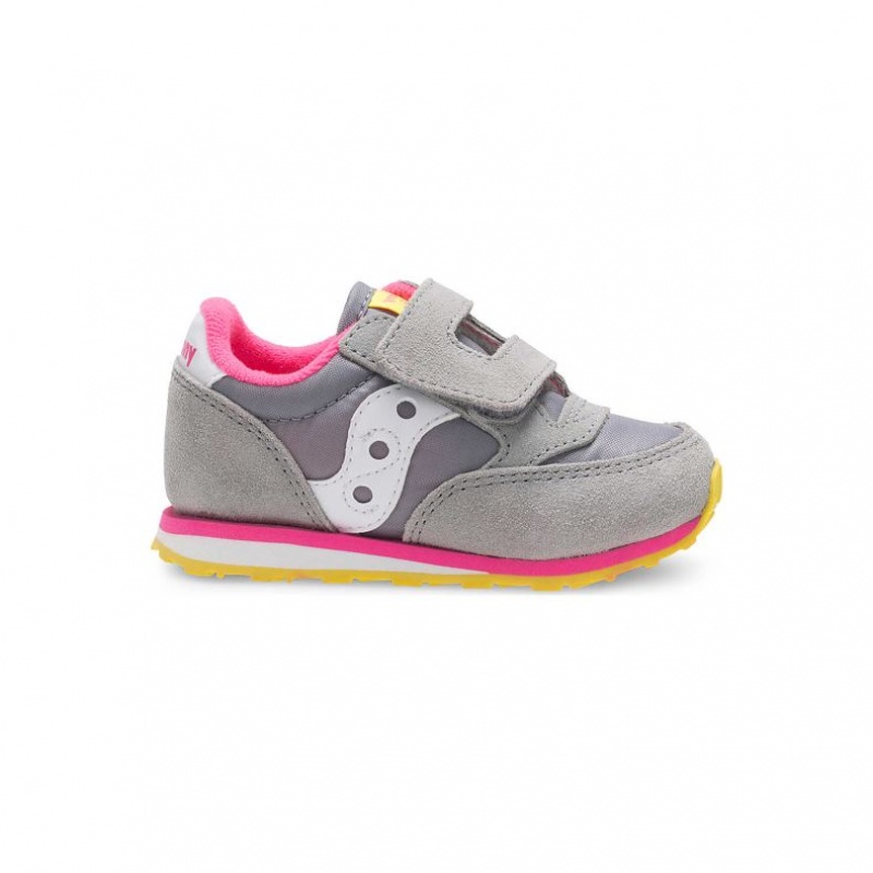 Saucony Baby Jazz Hook & Loop Little Kids\' Sneakers Grey | CANADA MJWNPOY