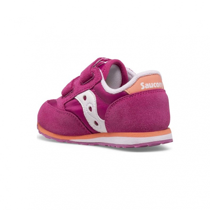 Saucony Baby Jazz Hook & Loop Little Kids' Sneakers Fuchsia | CANADA XTZJLUM