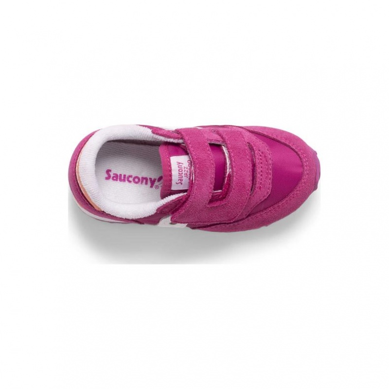 Saucony Baby Jazz Hook & Loop Little Kids' Sneakers Fuchsia | CANADA XTZJLUM