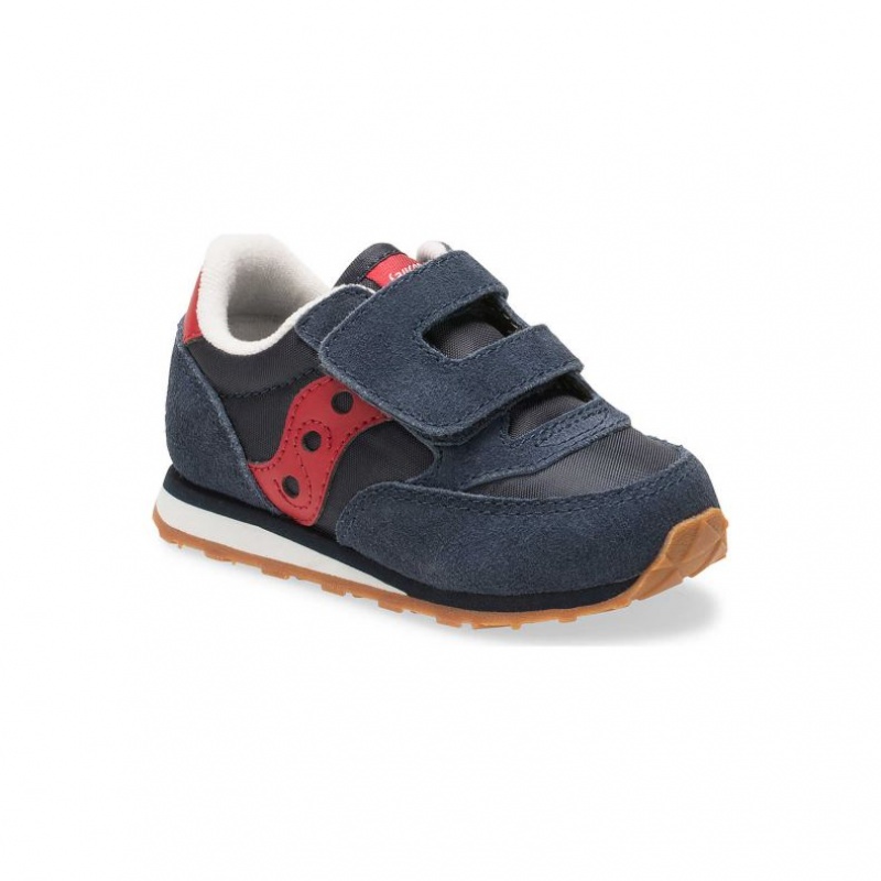 Saucony Baby Jazz Hook & Loop Little Kids' Sneakers Navy | CANADA DUZCMKJ