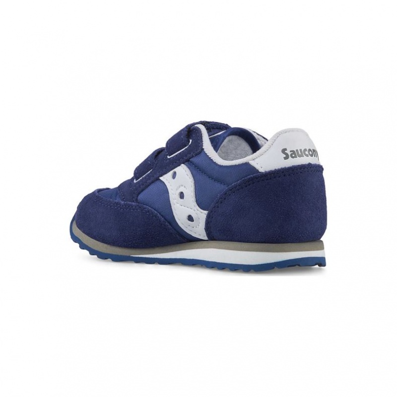 Saucony Baby Jazz Hook & Loop Little Kids' Sneakers Navy | CANADA BYQPXTA