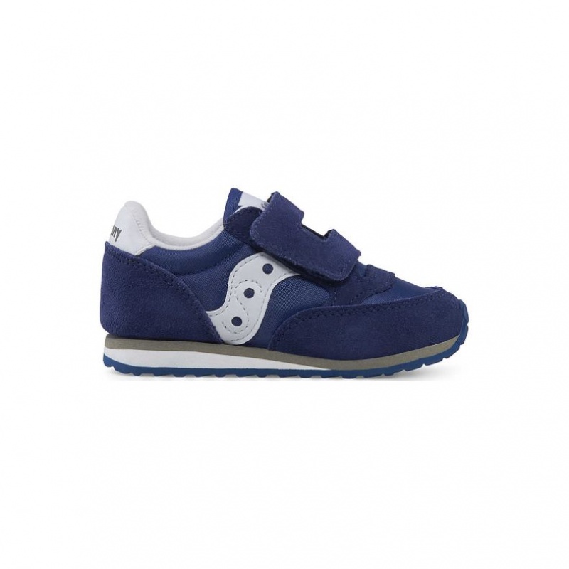 Saucony Baby Jazz Hook & Loop Little Kids\' Sneakers Navy | CANADA BYQPXTA