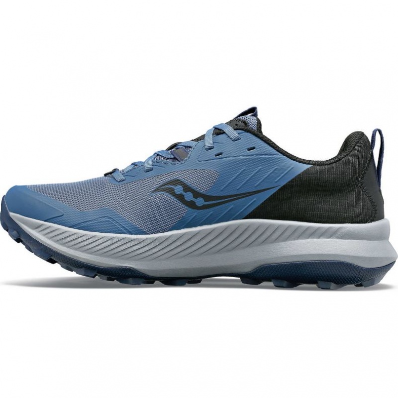 Saucony Blaze TR Men's Trail Running Shoes Blue / Black | CANADA HRJTGCF