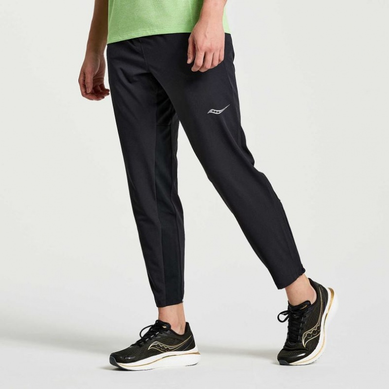 Saucony Boston Woven Men's Jogger Black | CANADA POFWMHI