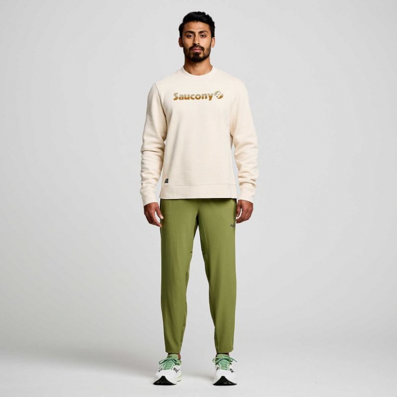 Saucony Boston Woven Men's Jogger Olive | CANADA KNYCPTU