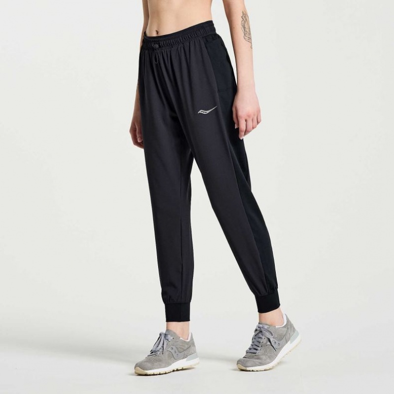 Saucony Boston Woven Women's Jogger Black | CANADA WZKGUDE