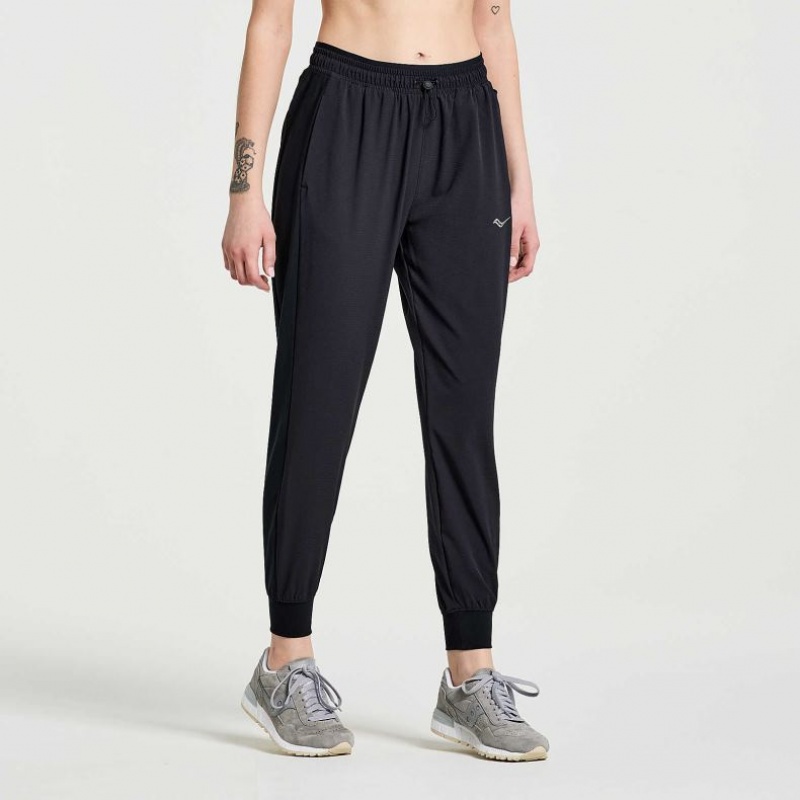 Saucony Boston Woven Women's Jogger Black | CANADA WZKGUDE