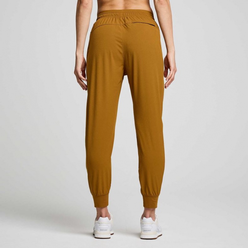 Saucony Boston Woven Women's Jogger Brown | CANADA WGTZNRJ