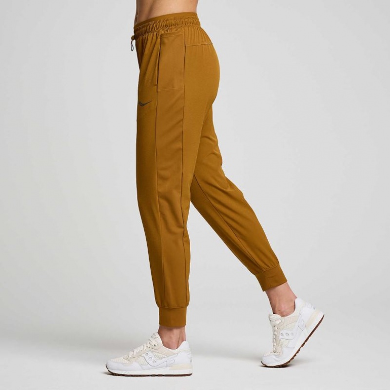 Saucony Boston Woven Women's Jogger Brown | CANADA WGTZNRJ