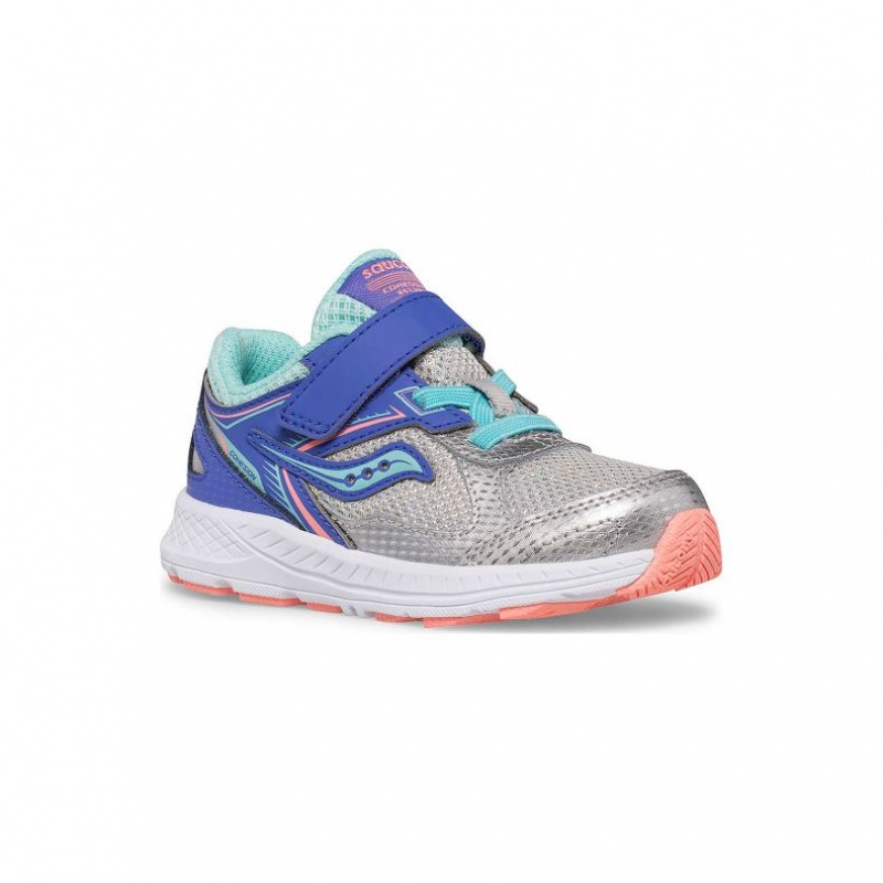 Saucony Cohesion 14 A/C Jr. Little Kids' Sneakers Blue / Silver | CANADA VATWQGS