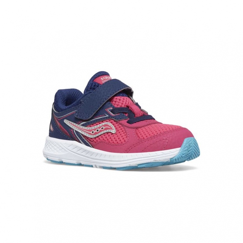 Saucony Cohesion 14 A/C Jr. Little Kids' Sneakers Pink / Navy | CANADA MCNTBQY