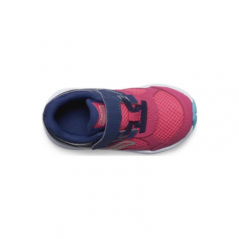 Saucony Cohesion 14 A/C Jr. Little Kids' Sneakers Pink / Navy | CANADA MCNTBQY