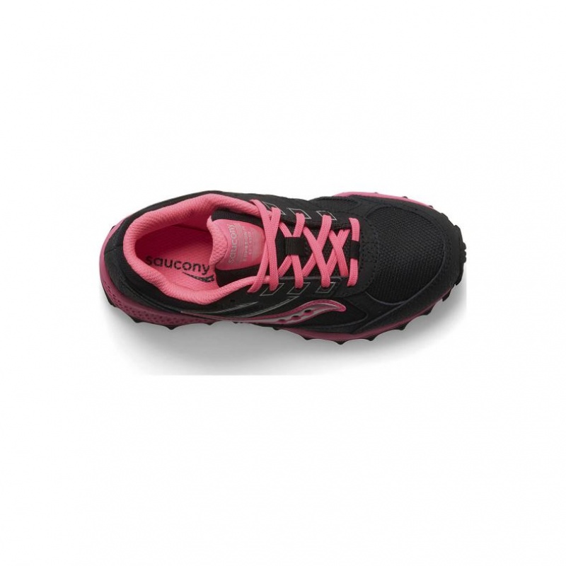 Saucony Cohesion TR14 Lace Big Kids' Sneakers Black / Pink | CANADA UFDLVSG