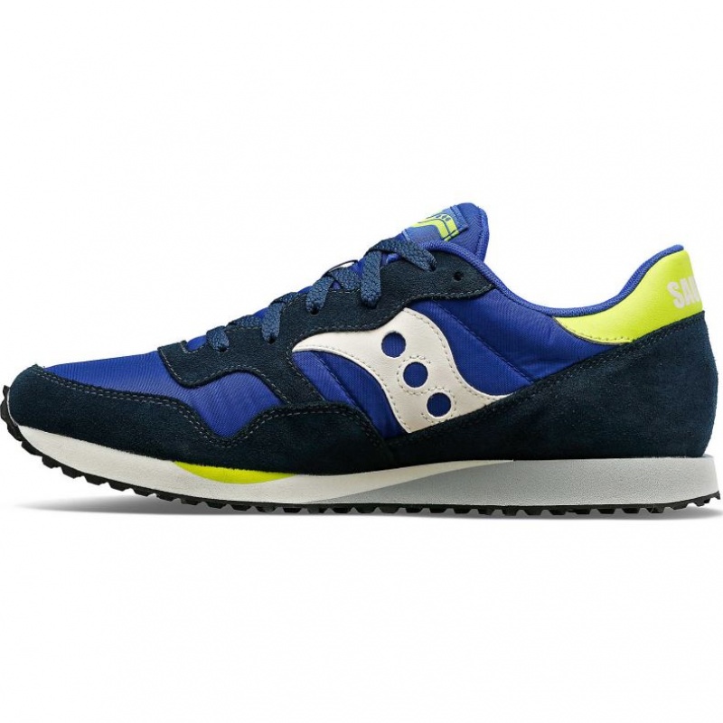 Saucony DXN Men's Sneakers Blue / White / Light Green | CANADA LZWGAJP