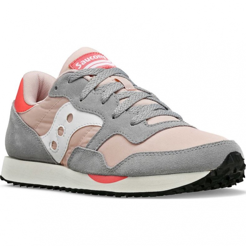 Saucony DXN Women's Sneakers Grey / Pink | CANADA NLAHUPG