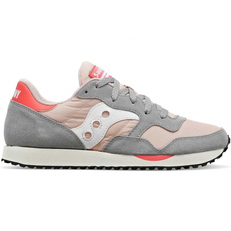 Saucony DXN Women\'s Sneakers Grey / Pink | CANADA NLAHUPG