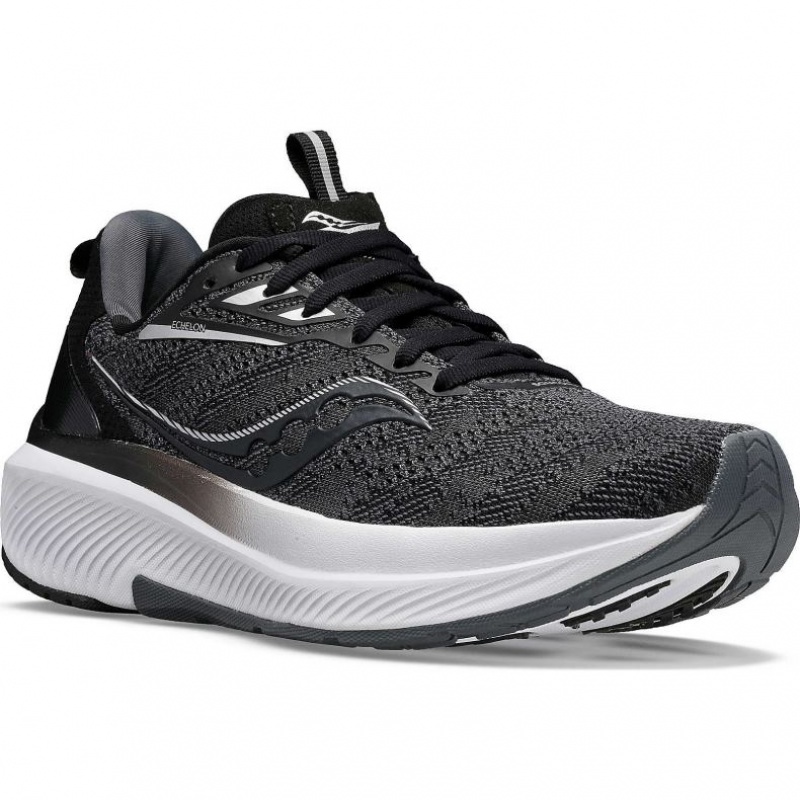 Saucony Echelon 9 Men's Running Shoes Black | CANADA HJKESVA