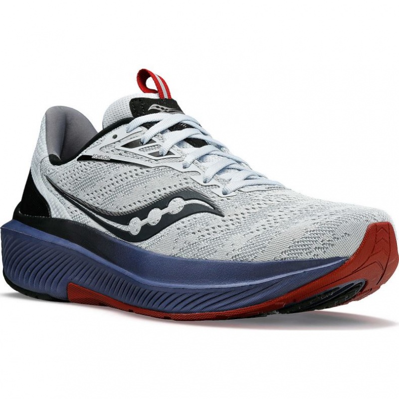 Saucony Echelon 9 Men's Running Shoes Grey | CANADA AOQNSPM