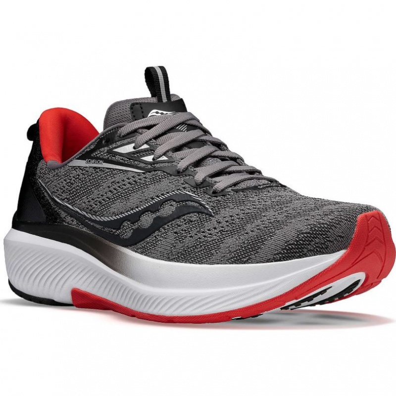 Saucony Echelon 9 Men's Running Shoes Grey | CANADA NCOZDBS