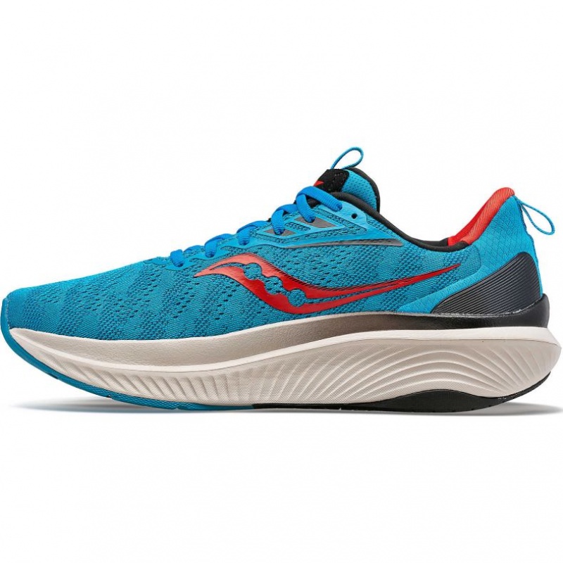 Saucony Echelon 9 Men's Running Shoes Turquoise | CANADA VPQLIXK