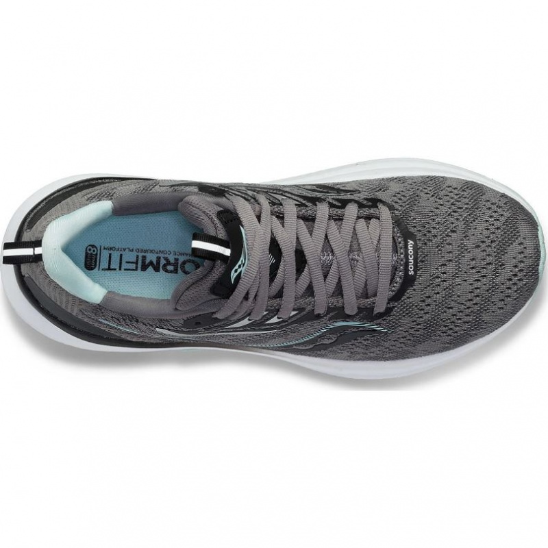 Saucony Echelon 9 Women's Wide Running Shoes Grey | CANADA KBMUQWD