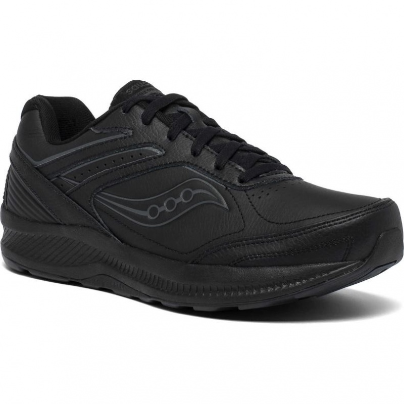 Saucony Echelon Walker 3 Extra Men's Wide Running Shoes Black | CANADA ERLYWXI