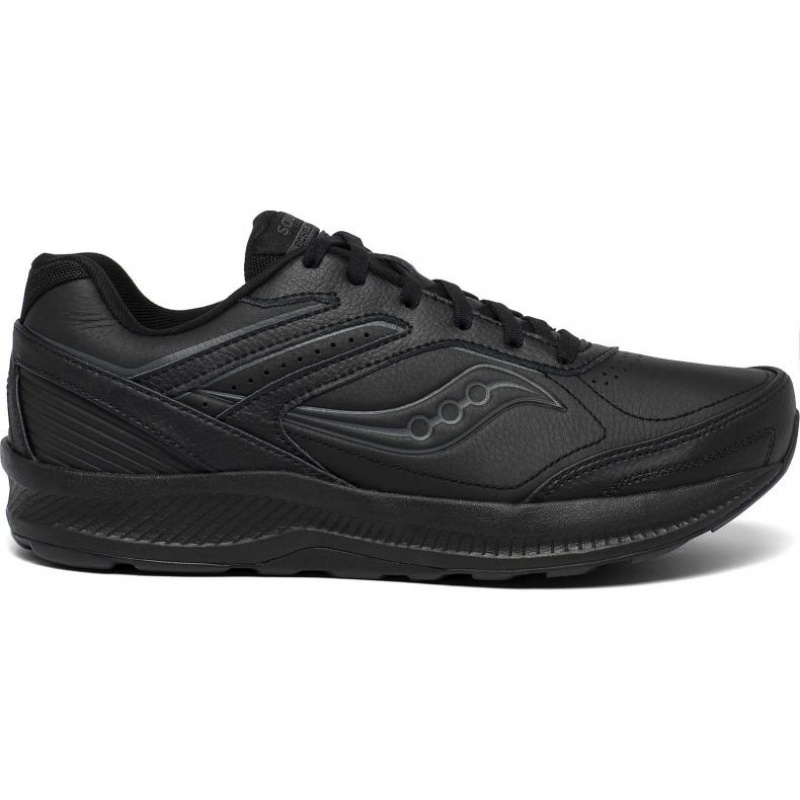 Saucony Echelon Walker 3 Extra Men\'s Wide Running Shoes Black | CANADA ERLYWXI