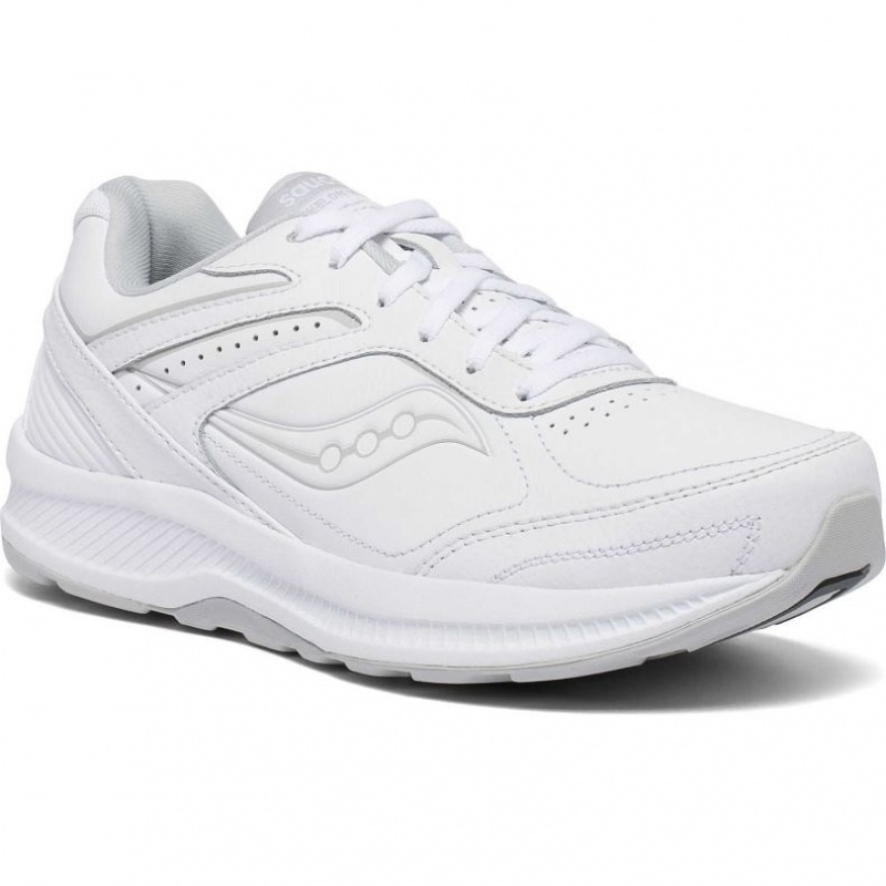 Saucony Echelon Walker 3 Women's Walking Shoes White | CANADA RYFOKAV