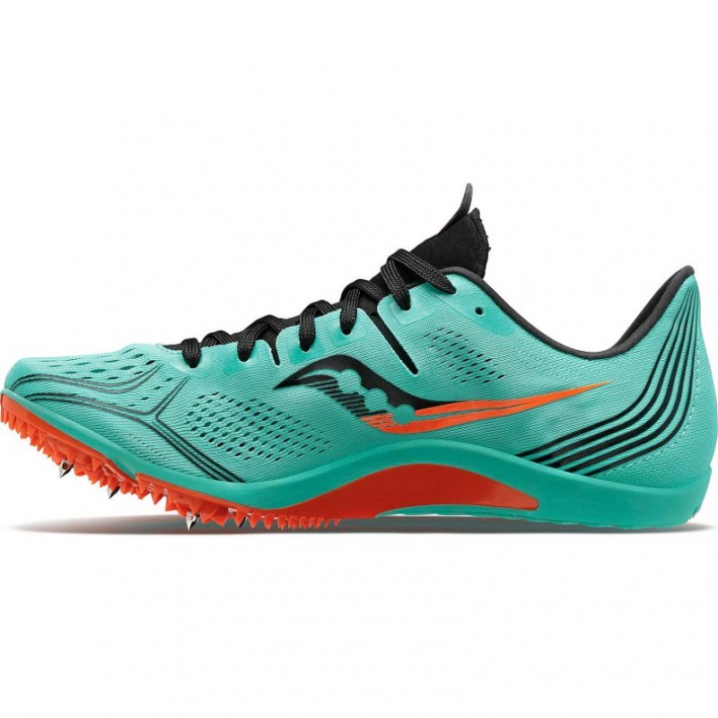 Saucony Endorphin 3 Men's Spikes Turquoise | CANADA OMUEQZD