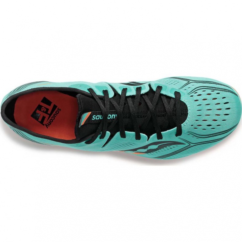 Saucony Endorphin 3 Men's Spikes Turquoise | CANADA OMUEQZD