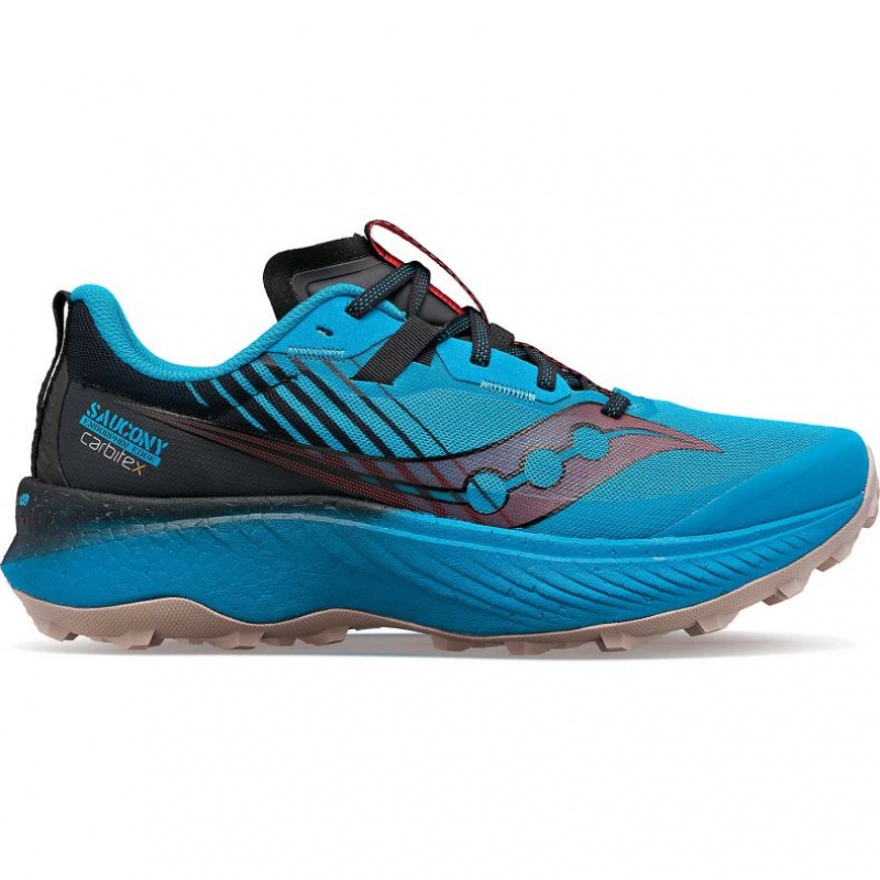 Saucony Endorphin Edge Men\'s Trail Running Shoes Blue | CANADA DMACEQH