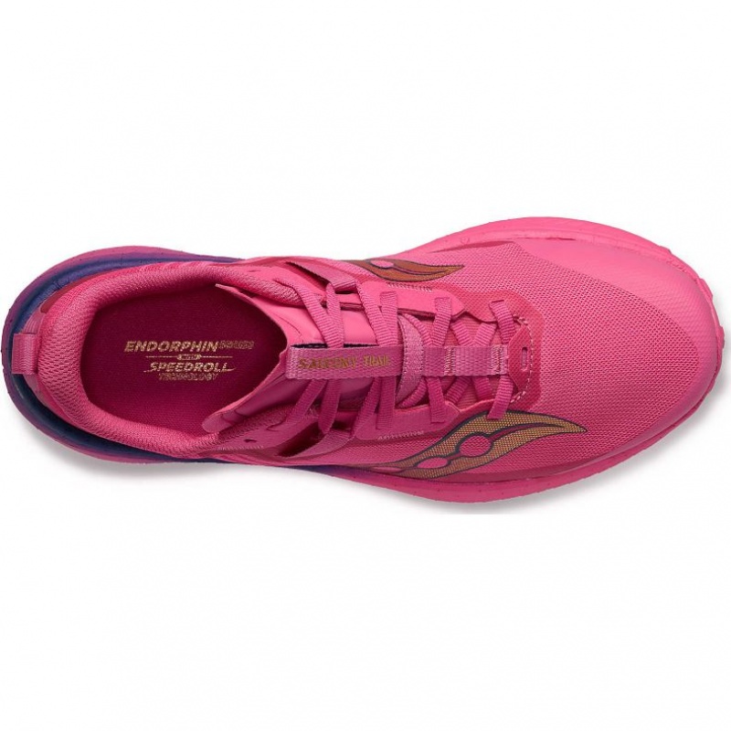 Saucony Endorphin Edge Women's Running Shoes Pink | CANADA VSRXIZP