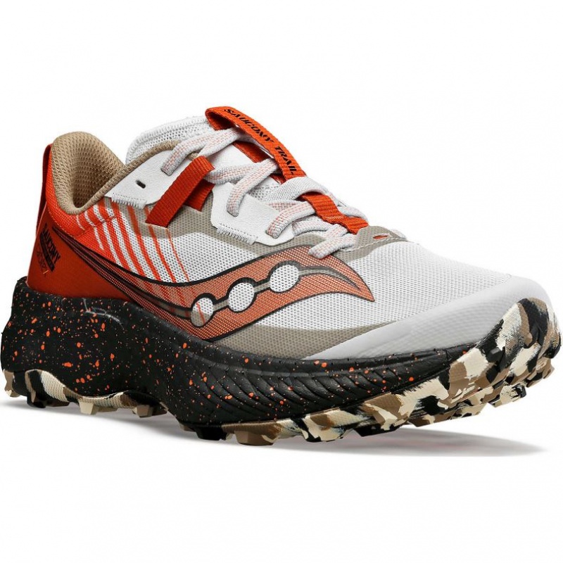 Saucony Endorphin Edge Women's Trail Running Shoes White / Red | CANADA RSIBHKP