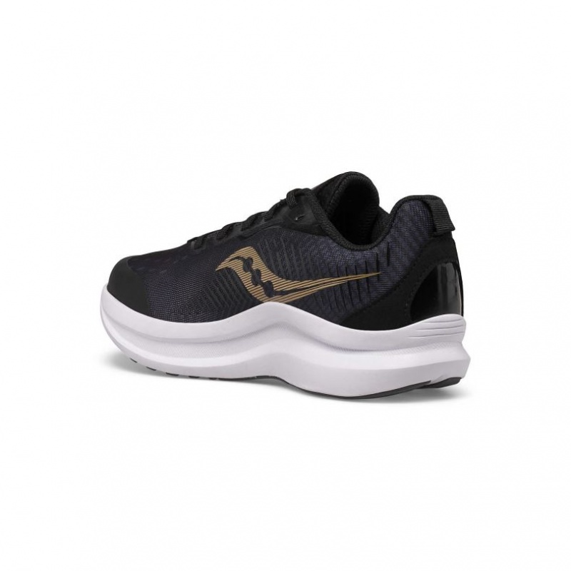 Saucony Endorphin KDZ Big Kids' Sneakers Black / Gold | CANADA WBFQSXZ