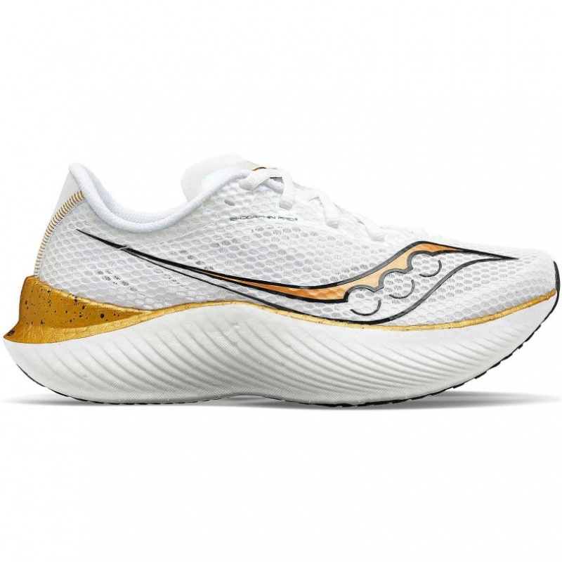 Saucony Endorphin Pro 3 Men\'s Running Shoes White | CANADA GFZHNKJ