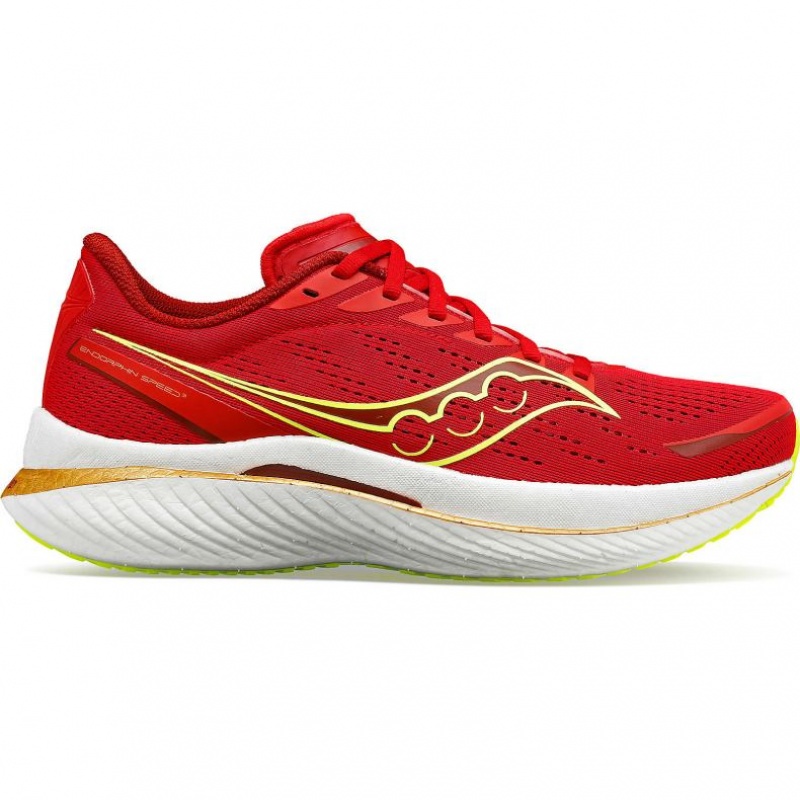 Saucony Endorphin Speed 3 Men\'s Running Shoes Red | CANADA UXQKJEI