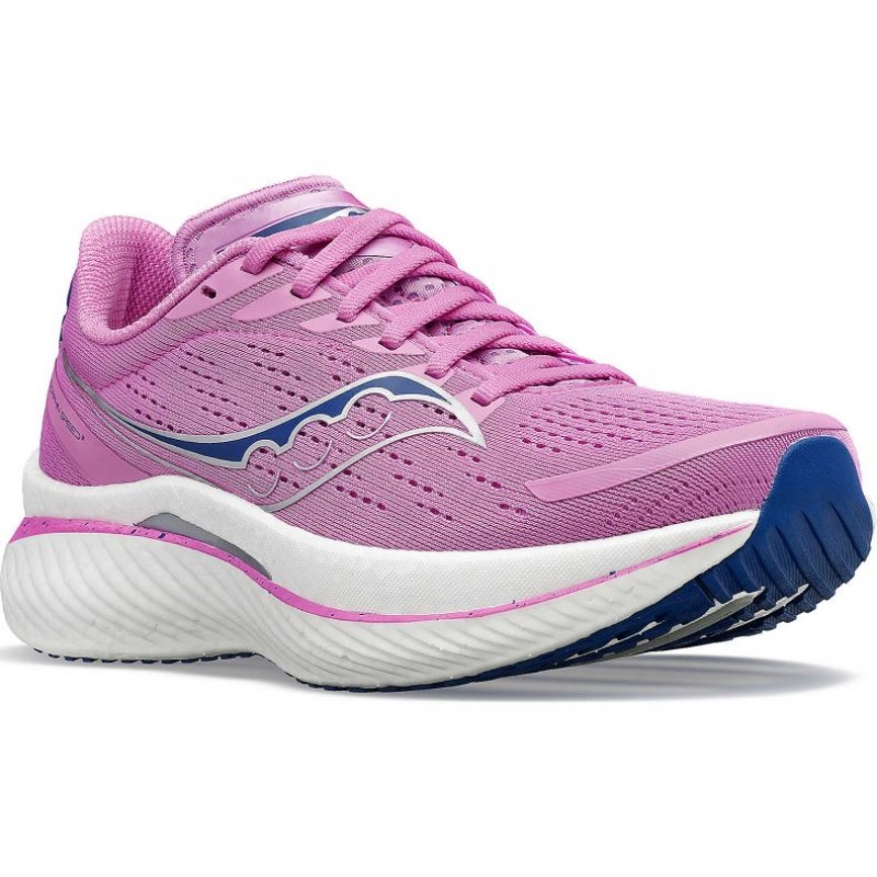 Saucony Endorphin Speed 3 Women's Running Shoes Purple | CANADA PZXKIYN