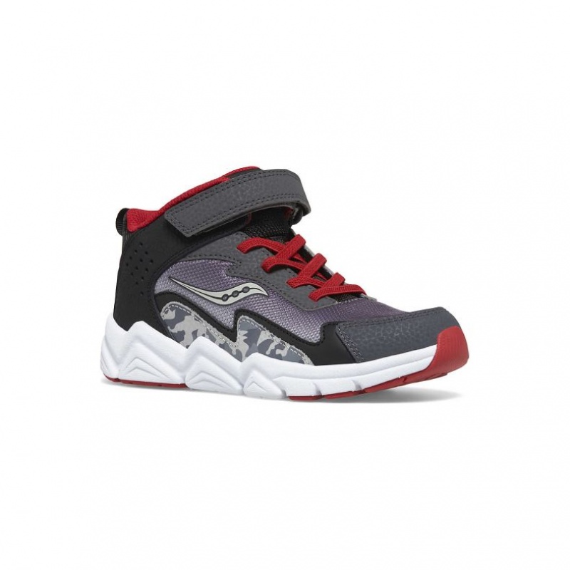 Saucony Flash Mid A/C Big Kids' Sneakers Grey | CANADA ZHIEMTP